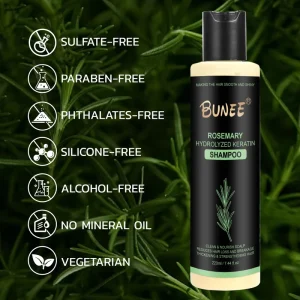 Rosemary Shampoo Hair Regrowth Products Hair Growth Shampoo Herbal Peppermint Extract Rosemary Hydrolyzed Keratin Shampoo