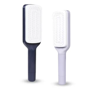 Rotating Self cleaning Hair Brush Airbag Comb Adjustable Length Teeth Massage Scalp Hairbrush for Home