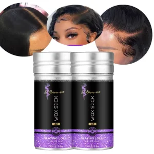 SLAYING LOLLI Create Your Own Brand Castor Oil Broken Hair Wax Stick for Hair with Private Label