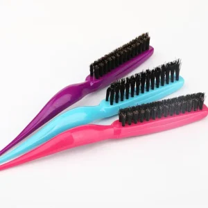 SUCCSION Private Label High Quality ABS Handle Long Handled Hair Brush with Nylon Bristles for Salon Hair Care Styling