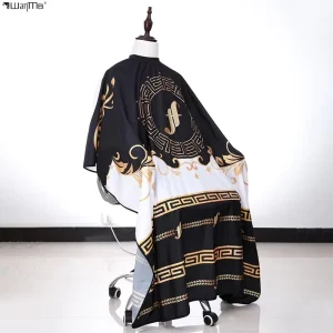 Salon Barber Digital Polyester Pongee Hairdressing Cape Custom Adult Hairdressing and Hair Dyeing Cape