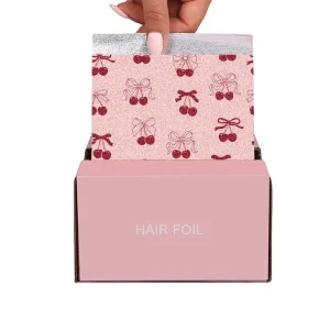 Salon Foil Customized Embossed Foil for Pop up Hair Foils 12*6 Inch 500 Sheets
