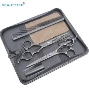 Salon Hair Cutting Thinning Kit Professional Popular Black Shears Hairdressing Scissors Set