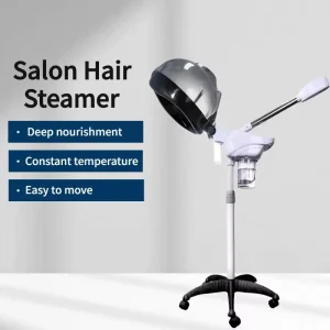 Salon Hair Steam Nourishing Hair Care Styling Hair Steaming Spa Machine with Water Cup Home and Salon Use