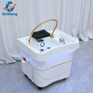Salon Hair Washing Professional Salon Heating Spa Shampoo Basin Steamer Wash Head Bowl Shampoo Spa