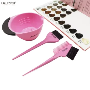 Salon Private Label Color Application Set Hair Coloring Mixing Dye Bowl & Brush Kit