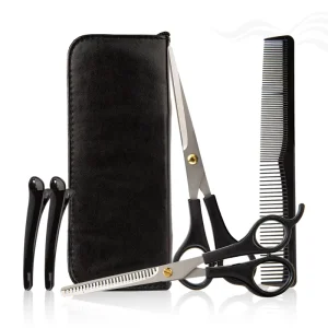 Salon Scissors Kit Haircut Accessory Hair Thinning Shears Barber Hair Cutting Scissors Set Hairdressing Hair Styling Tools