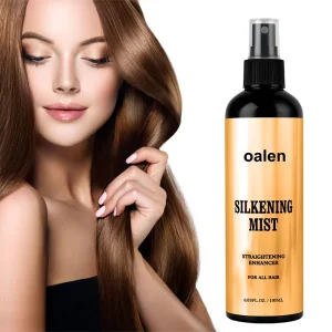Salon Size 6.09oz Hair Silkening Mist Spray Smoothing and Nourishing Gloss Provides Moisture and Shine