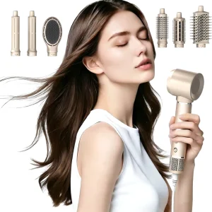 Salon Tools Hot Air Styler 7 in 1 Hair Styler Hair Dryer Ionic Fast Drying Multistyler Salon Multistylers