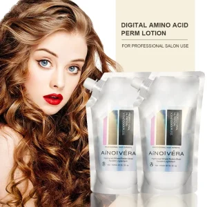 Salon Use Argan Oil Acid Gentle Non-Irritating Organic Hair Perm Lotion Rebonding Relaxer Keratin Curly Hair Cream 500ml/1000ml