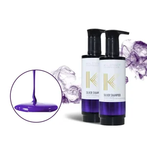 Salon Use Hair Color Toning Remove Yellow and Brassy Tones Purple Silver Gray Shampoo