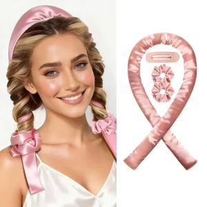 Satin Heatless Hair Curler Headbands No Heat Hair Curlers Lazy Hair Rollers Sleeping