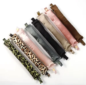 Satin Heatless Hair Curler Soft Curling Rod Headband Hair Rollers with LED Temperature Display and Hair Caps