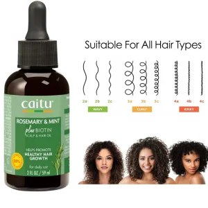 Scalp Hair Strengthening Care Essential Rosemary Oil Hair Growth for Black Women