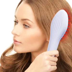 Scalp Massage Medication-Applying Comb E-FMS Microcurrent Red-Light Therapy Hair Health Scalp Care Device Meridian-Stimulating