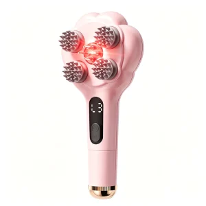 Scalp Massage Portable Essential Oil Electric Red Light Comb Light Vibration Head Massager Hair Growth