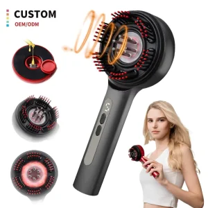 Scalp Massage and Oil Applicator Brush Cordless Massager Comb for Hair Serum and Curly Straight Hair Daily Care
