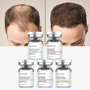 Seek Pretty Copper Face Serum Topical Pdrn Stem Cell Hair Loss Ginseng Hair Regrowth Serum Ampoule Serum for Hair Scalp