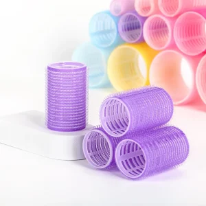 Self-Grip Hair Rollers Heatless Hair Curlers No Heat Hair Bang Volume Self-adhesive DIY Curly Wig Tool