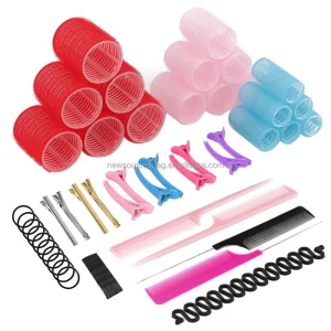 Self Grip Holding Hair Rollers Hairdressing Curlers Hair Velcroes Roller Salon for Long Hair