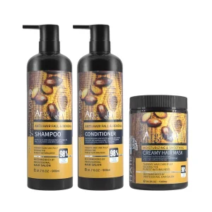 Self Owned Brand Argan Oil Hair Care Sets Organic Hair Kit Care Sets Moisturizing Hair Repair Shampoo and Conditioner Sets