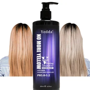 Self-owned Brand Non-yellow Hair Purple Shampoo Removes Yellow Tones Moisturizes and Repairs Hair Color