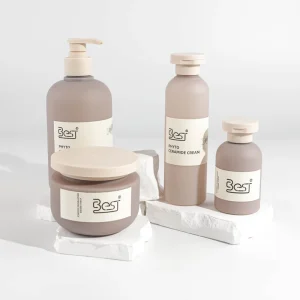 Shampoo Bottle Custom Empty Bottle for Skin and Hair Lotion Cosmetic Bottle Cream Jar Packing Set