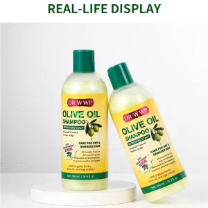 Shampoo Conditioner Set Private Label Aloe Vera Olive Oil Natural Shampoo and Conditioner for Curly Hair