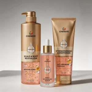 Shampoo and Conditioner Set for Thinning Hair with B5 Complex and Niacinamide Anti Breakage Volumizing 3 Piece Hair Care Kit