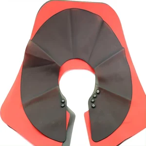 Shatterproof Easy to clean Waterproof Hairdressing Cape Reusable Silicone Neck Cover for Salon Use Made in Guangdong