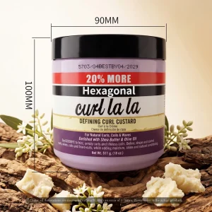 Shea Butter Olive Oil Moisturizing Curls Defining Cream Hair Styling Products Curl Cream Coils & Waves Curl Enhancers