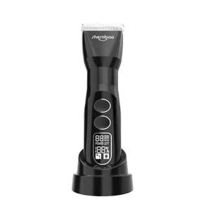 Shernbao PGC 880 D Series Blade Cordless Safe Rechargeable Low Noise Animal Hair Clipper Dog Grooming Trimmer