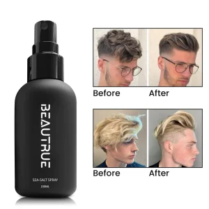 Shiny Sea Salt Spray Hair Texturizing Volumizing Styling Mist Beach Waves Moisturizing Natural Hold Spray