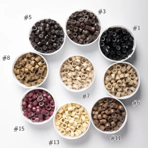 Silicone Beads Micro Rings for Micro Link Hair Extension and Hair Bundle