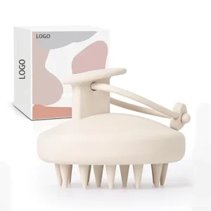 Silicone Hair Brush Scalp Cleansing Brush Silicone Hair Brush Gentle and Clean Relax and Soothe the Scalp