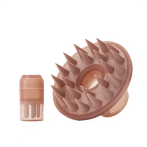 Silicone Hair Serum Dispenser Detachable Head Massage Comb Oil Applicator Shampoo Brush for Multipurpose