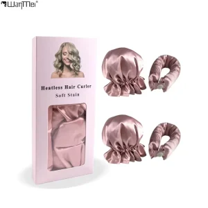 Silk Satin Heatless Hair Curler with Soft Rollers Headband Hot No Heatless Hair Rollers