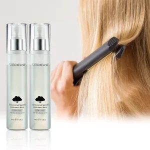 Smoothing Frizzy Hair Heat Protectant Argan Oil Hair Spray