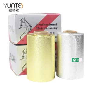 Soft Aluminum Hair Foil 12cmx50m Hair Coloring Foil Hairdressing Printed & Embossed Foil Roll 12cmx100m
