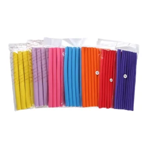Soft Foam Flexi Twist Curling Rods Heatless Cold Hair Rollers Commercial Use Short Long Hair