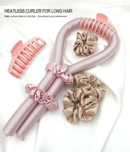 Soft Hair Styling Tools Roller Mulberry Silk Hair Curler Heatless Rod Headband