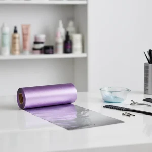Soft Printed Embossed Colored Aluminum Alloy 8011 Foil Hair Roll with 9 30 Micron Thickness for Salon Hair Beauty Nair Art