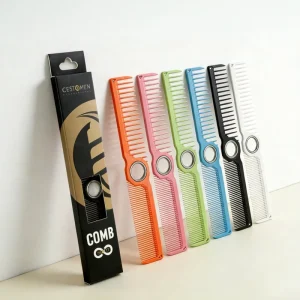 Spinning Hair Cutting Comb Hole Design PEK Material Eagle Comb Barber Hairdressing Comb