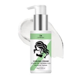Springy Curls Styling Cream 2.7 Oz Moisturizing to Create Waves and Curls Defining Curl Cream Soft Fluffy and Bouncy Curls