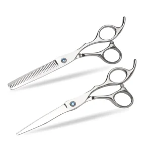 Stainless Steel Barber Scissor Professional 6.0 Inch Hairdressing Scissors Japanese Shears Styling Tools Hair Scissors Set
