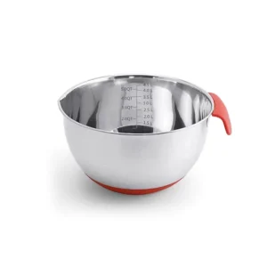 Stainless Steel Custom Color Mixing Bowl Set with Lid and Handle