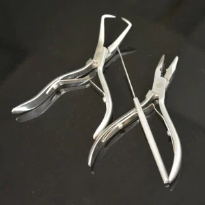 Stainless Steel Hair Extensions Tools Kit Hair Extension Pliers Micro Beads Hair Extension Remover