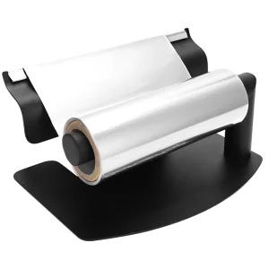 Stainless Steel Tin Foil Cutting Rack Hair Cling Film Cutting Machine No drilling Wall Mounted Storage Rack