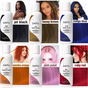 Stock Hair Color Cream Hair Dye for Professional Salon Private Label Fast Semi permanent Hair Color Cream