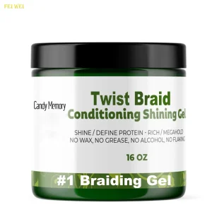 Strong Hair Styling Braid Gel Edge Control 16oz Twist & Braid Conditioning Gel Shine Conditioning Neat Braid Gel